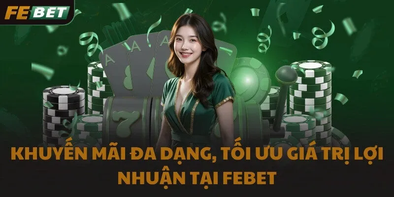 Khuyến mãi đa dạng, tối ưu giá trị lợi nhuận tại FEBET